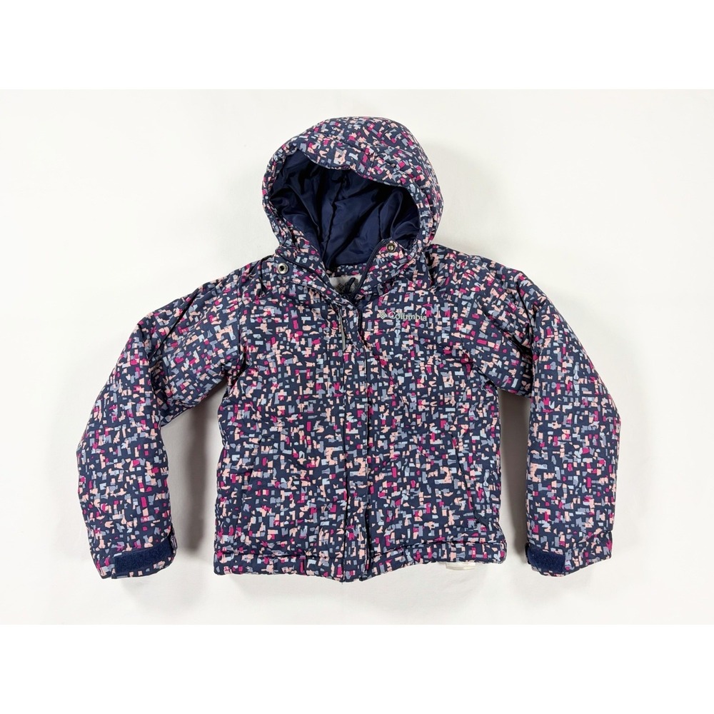 Columbia Girls Horizon Ride Winter Jacket Nocturnal Digidot Kids Youth XXS 4/5